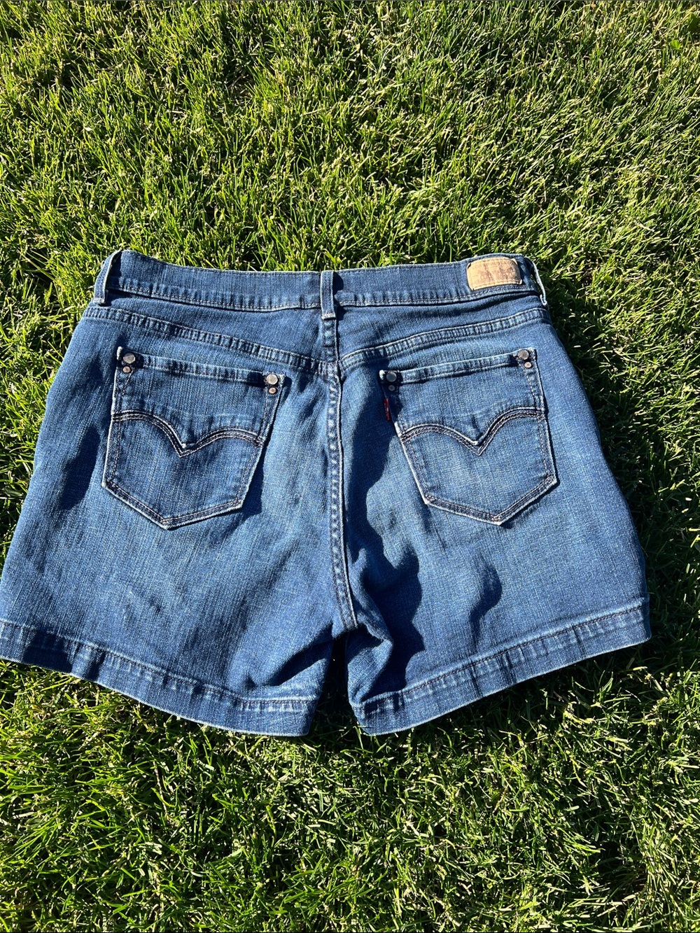 Levi 515 Denim Cotton Stretchy High Rise Shorts Women’s